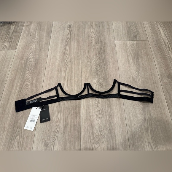 BLUEBELLA Karina Bra in Sheer/Black. Size 34B. New With Tags. - Picture 6 of 9